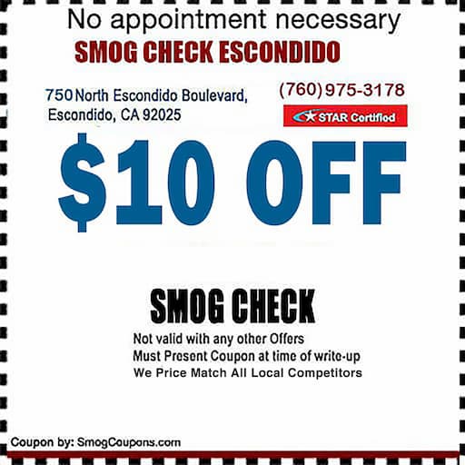 Smog Check Coupon